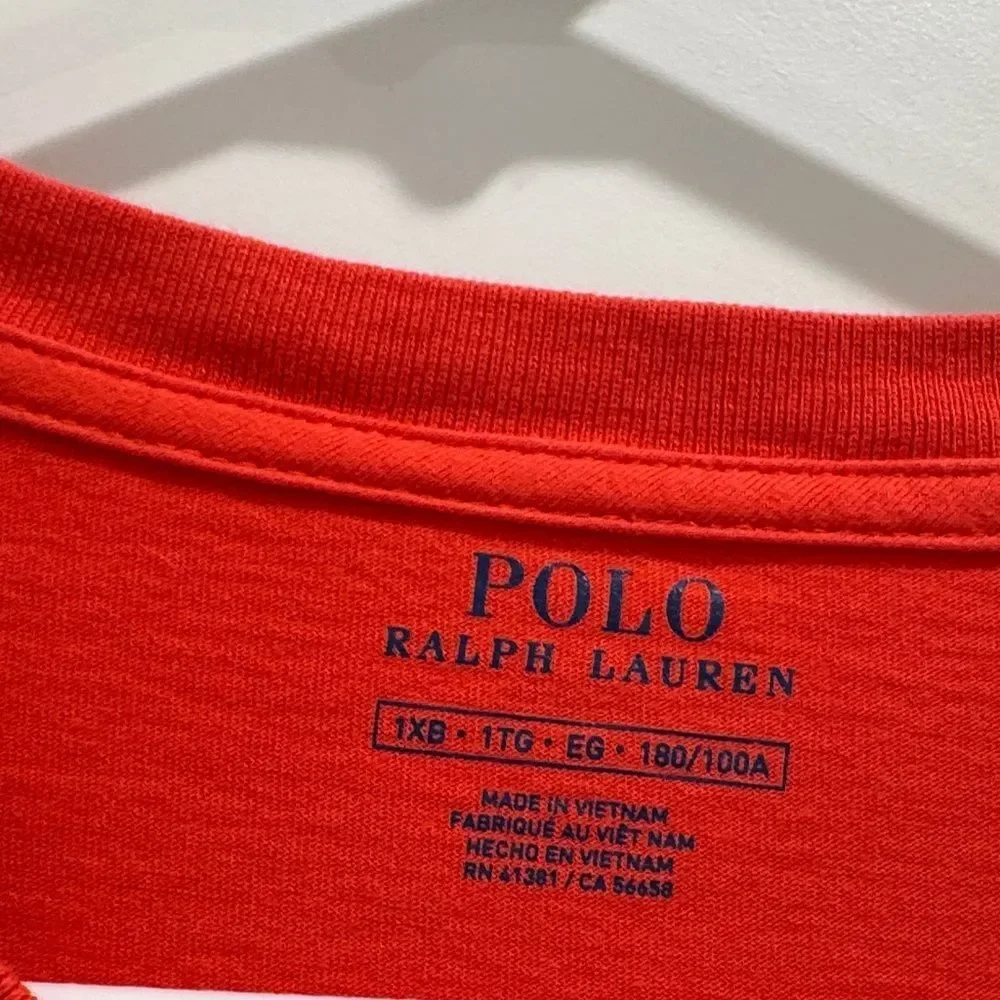 Polo by Ralph Lauren Red Short Sleeve Tee